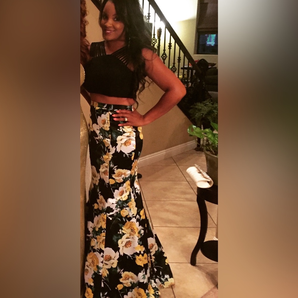 Two piece ball gown!